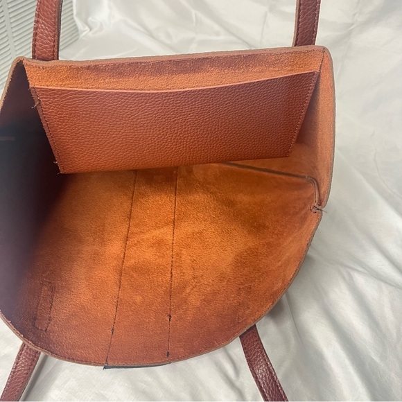 Vince Camuto Brown and Black Laptop Bag with Structured Design - Picture 5 of 6